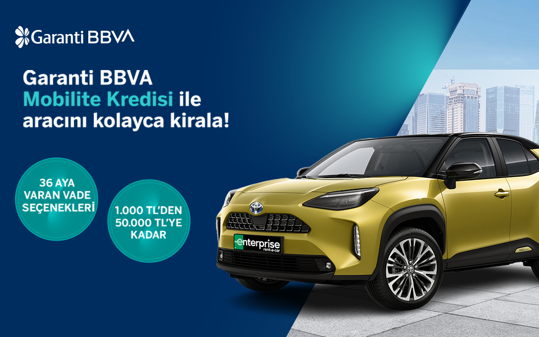 Enterprise’da alışveriş kredisi ile 1.000 TL’ye varan bonus!